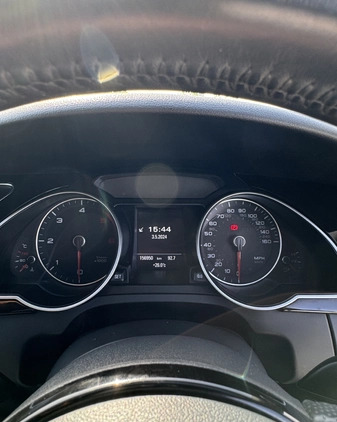 Audi A5 cena 46900 przebieg: 156951, rok produkcji 2015 z Ropczyce małe 352